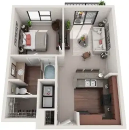 Gramercy on the Park Dallas FloorPlan 1