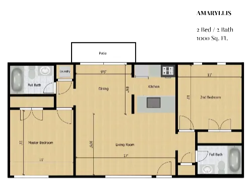 Greenhouse Flats Floorplan 10