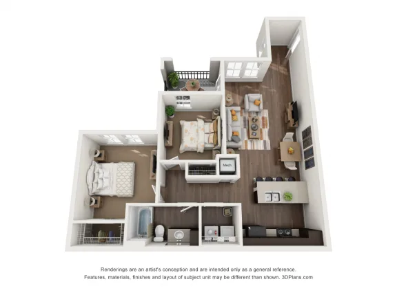 Gristmill at Tuscany Park Floorplan 3