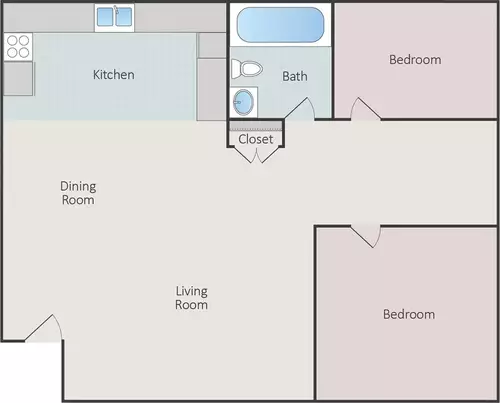 Gulfwind Apartments Floorplan 4