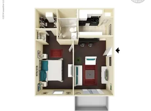 Hadley @ Bellmar Floorplan 1