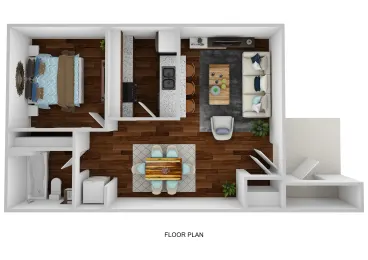 Harper Apartments Floorplan 1