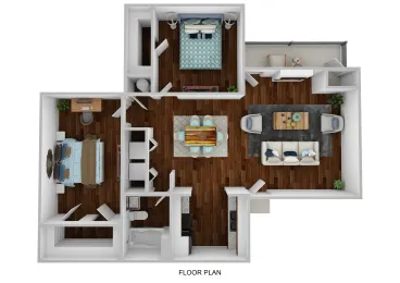 Harper Apartments Floorplan 4