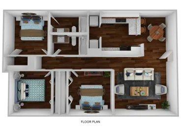 Harper Apartments Floorplan 6