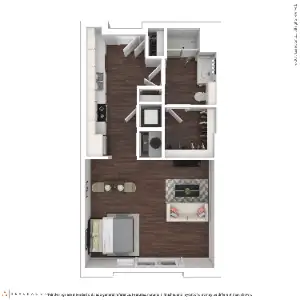 Harvest Lofts Dallas Floorplan 1