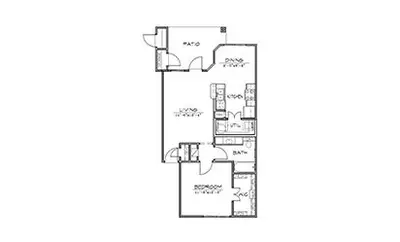 Heritage Crossing Apartments FloorPlan 2