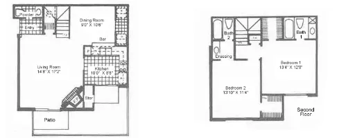 Hidden Bend Townhomes Floorplan 3