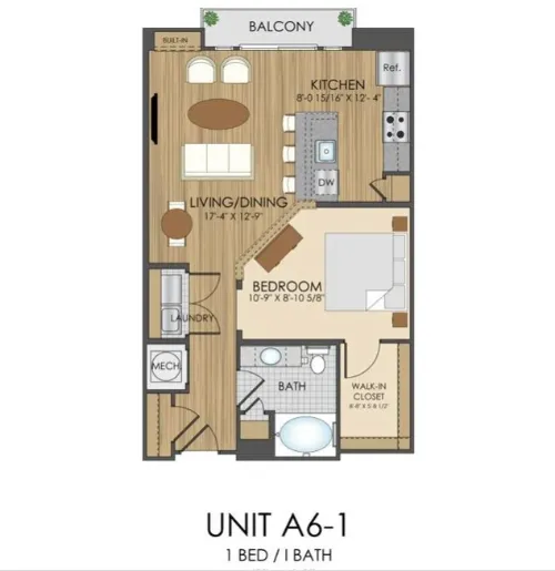 Hidden Creek Apartments Dallas floorplan 2