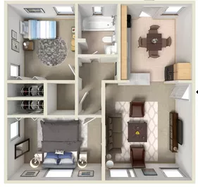 Hillburn Hills Apartments Floorplan 1