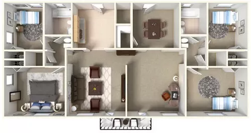 Hillburn Hills Apartments Floorplan 2