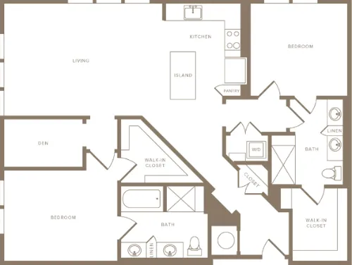 Howell Uptown floor plan 1