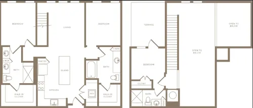 Howell Uptown floor plan 1