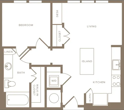 Howell Uptown floor plan 1