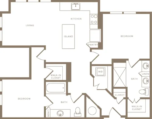 Howell Uptown floor plan 2