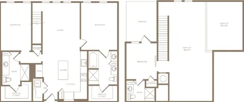 Howell Uptown floor plan 2