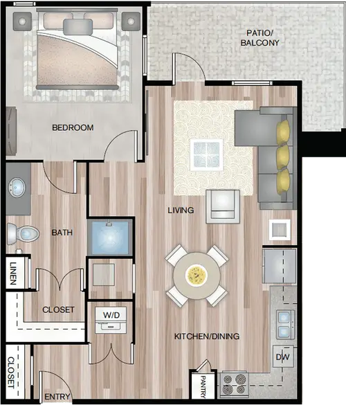 Huntington Chimney Rock FloorPlan 2