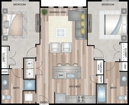 Huntington Chimney Rock FloorPlan 3