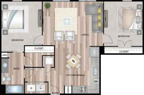 Huntington Chimney Rock FloorPlan 7