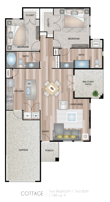 Huntington Richmond floor plan 1