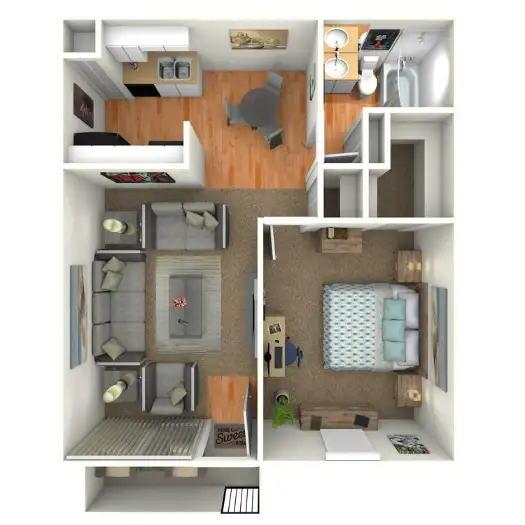 Jacinto Palms Apartments Floorplan 1