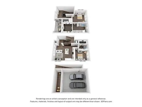 Kessler Bluffs Townhomes FloorPlan 2