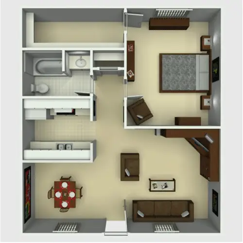 La Carmona Apartments FloorPlan 2