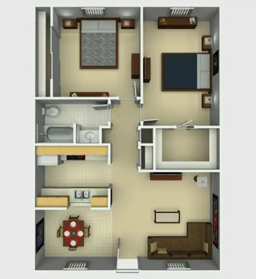 La Carmona Apartments FloorPlan 3