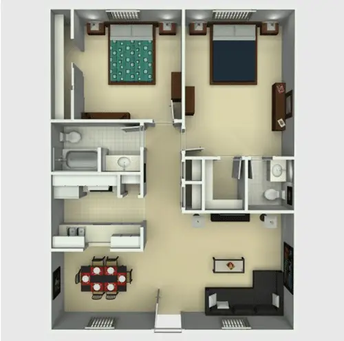 La Carmona Apartments FloorPlan 4