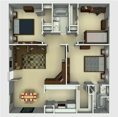 La Carmona Apartments FloorPlan 6