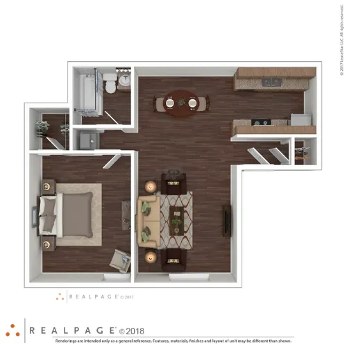 La Finca Apartments Floorplan 1