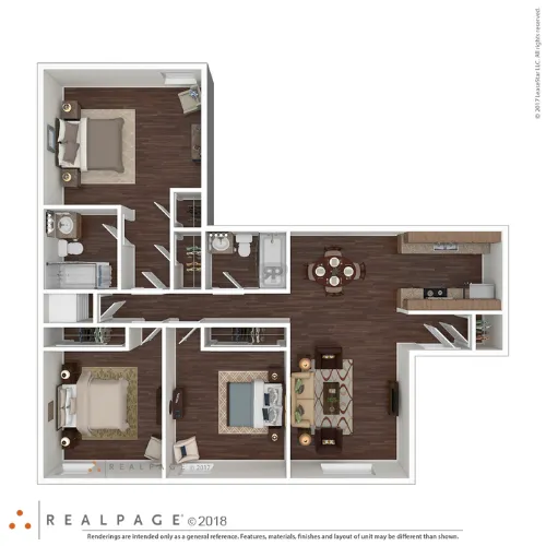 La Finca Apartments Floorplan 3