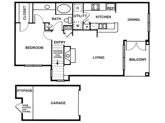 La Salle Apartments Floorplan 2