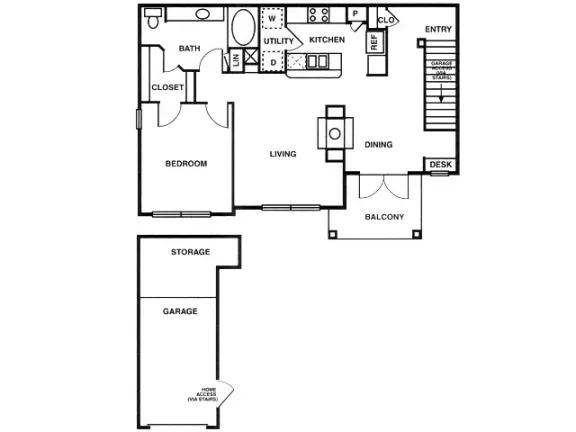 La Salle Apartments Floorplan 4