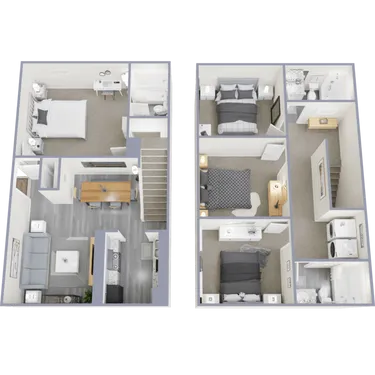 Lakeside Forest Apartments Floorplan 10