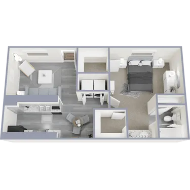 Lakeside Forest Apartments Floorplan 2