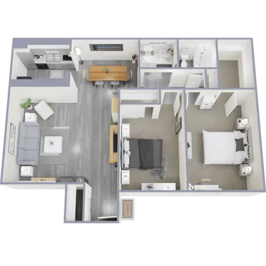 Lakeside Forest Apartments Floorplan 4