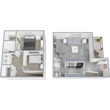 Lakeside Forest Apartments Floorplan 5