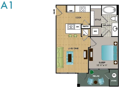 Lakewood Flats floor plan