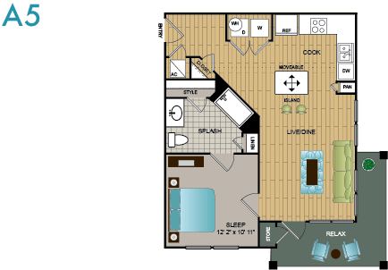 Lakewood Flats floor plan 5