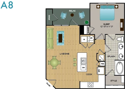 Lakewood Flats floor plan 8