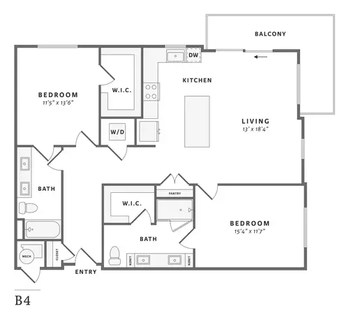 Lantower Midtown Dallas Floorplan 10