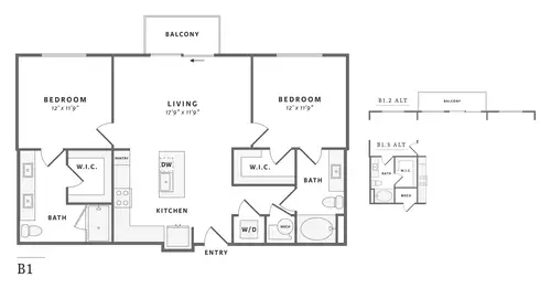 Lantower Midtown Dallas Floorplan 12