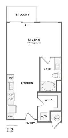 Lantower Midtown Floorplan 2