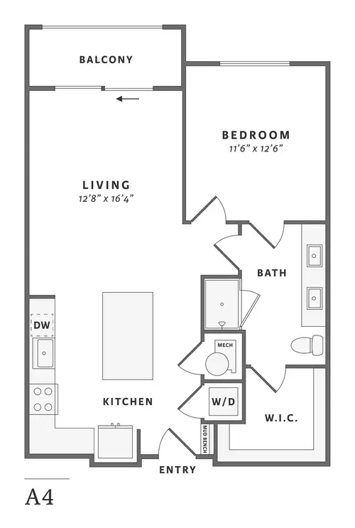 Lantower Midtown Floorplan 4