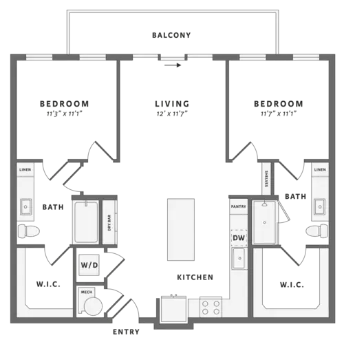 Lantower West Love FloorPlan 013