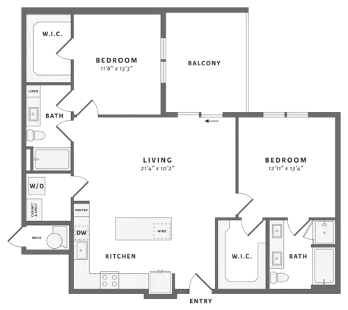 Lantower West Love FloorPlan 017