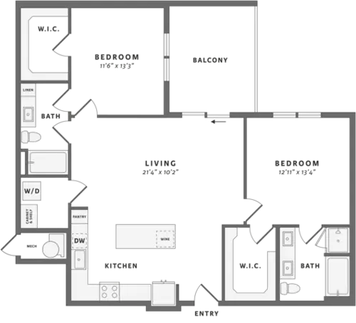 Lantower West Love FloorPlan 018