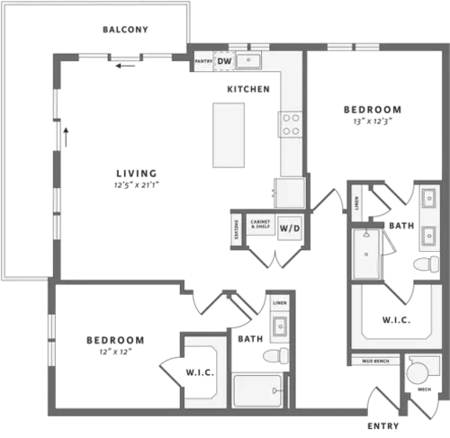 Lantower West Love FloorPlan 019