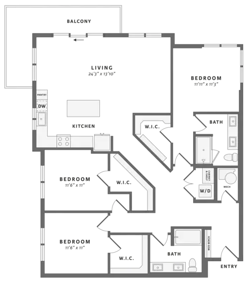 Lantower West Love FloorPlan 021