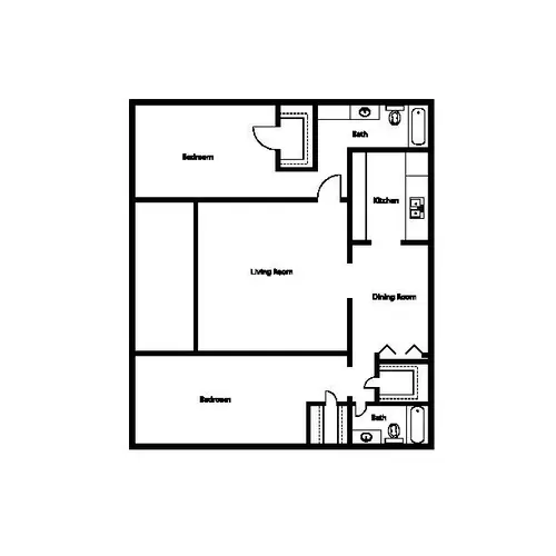 Las Rocas Apartments FloorPlan 4